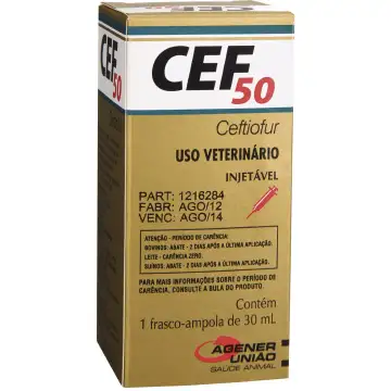 CEF 50 CEFTIOFUR 30 ML